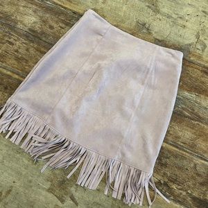 Pink Fringe Skirt ✌🏼